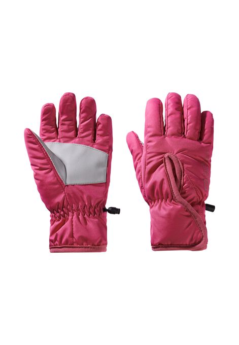 EASY ENTRY GLOVE K - dark fuchsia 128 - Kids' windproof gloves – JACK  WOLFSKIN