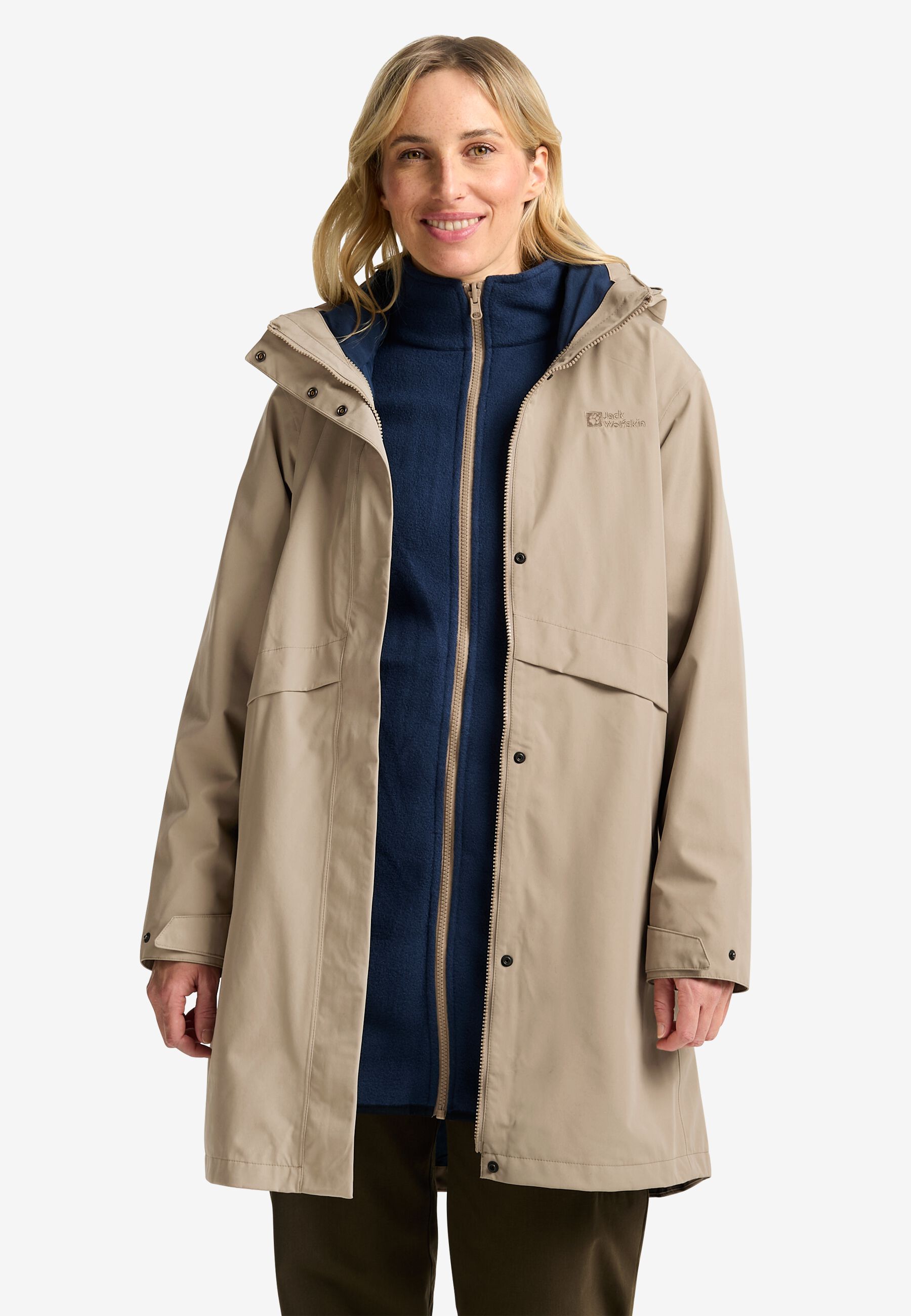 BAYLIGHT 3IN1 COAT W dark navy S in coat women in coat